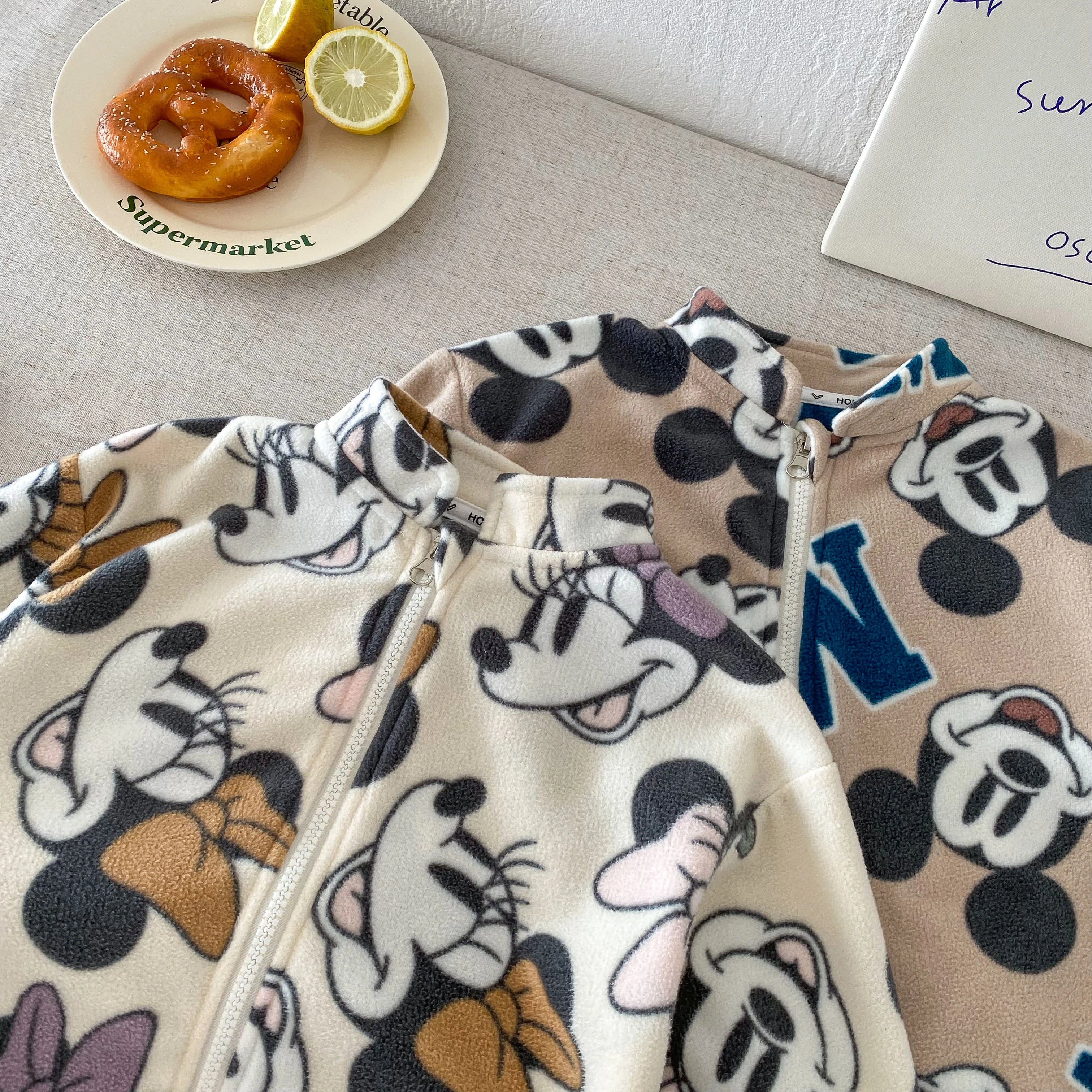 New Children's Mickey Mouse Jacket For Spring And Autumn Baby Boys And Girls Children's Jacket Children's Clothing