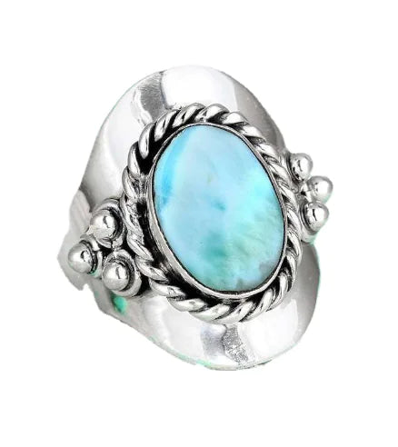 Emerald Bohemian Jewelry Ring