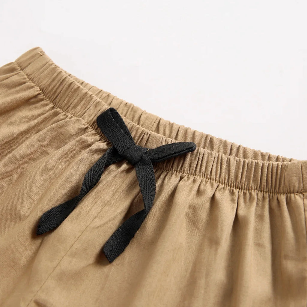 Sanlutoz Cartoon Boys Clothing Sets Summer Short Sleeve Cotton Baby Tops + Baby Shorts 2Pcs Casual