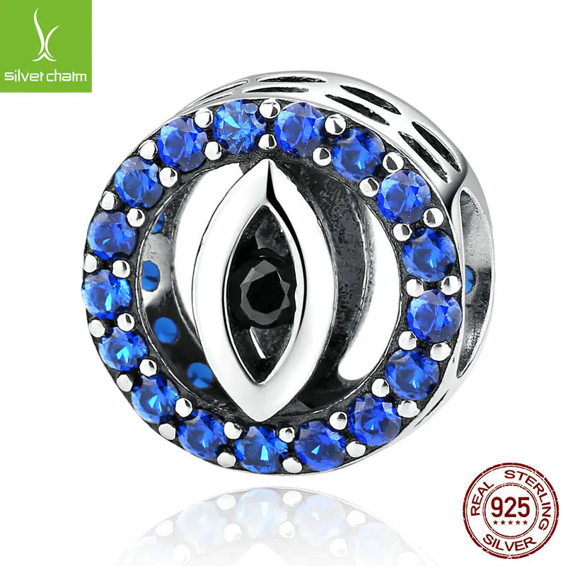 Original Design 925 Silver Bead Blue Evil Eye Bracelet