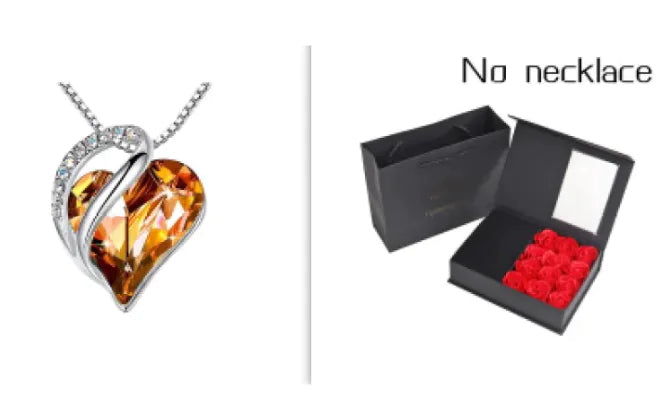 Heart-Shaped Pendant Necklace