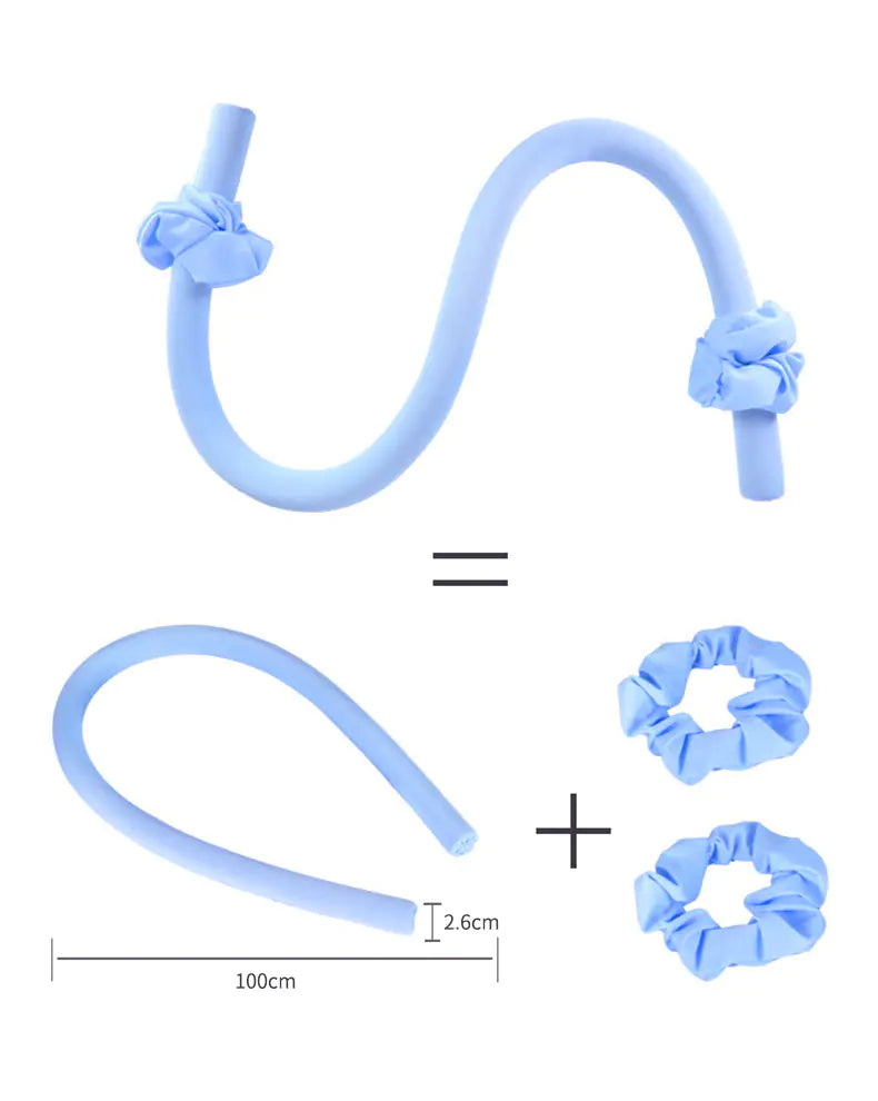 No Heat Big Wave Curling Iron with Pearl Sponge