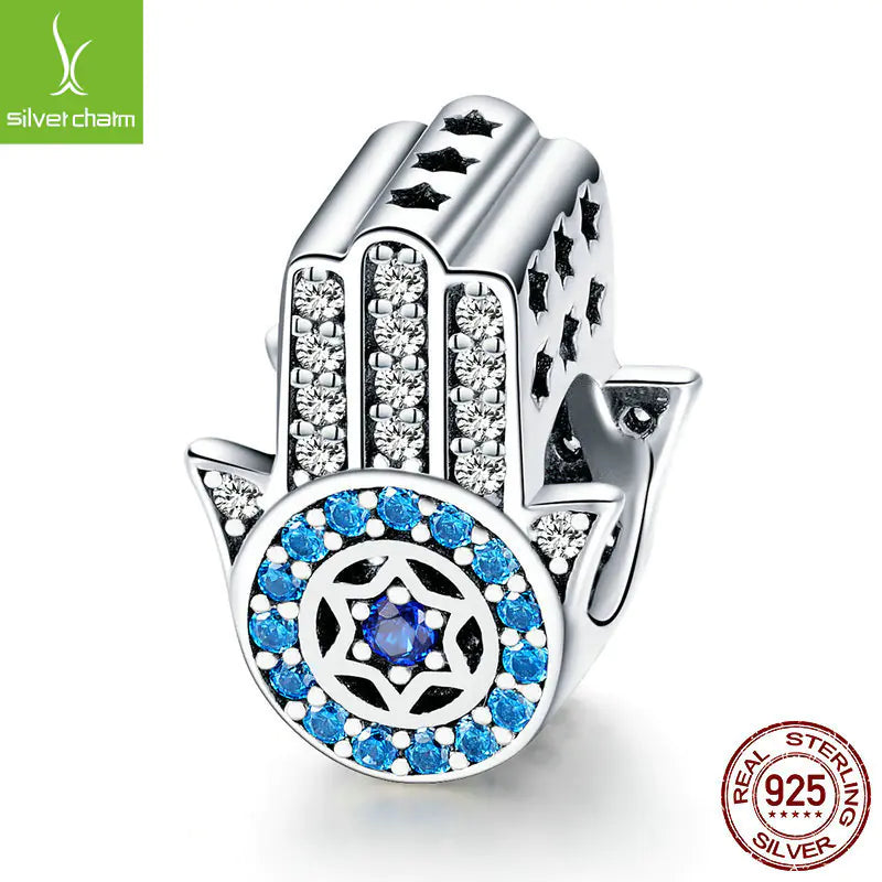 Original Design 925 Silver Bead Blue Evil Eye Bracelet