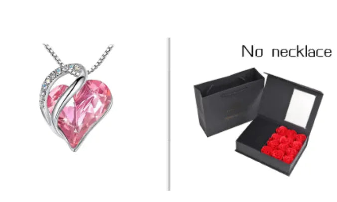 Heart-Shaped Pendant Necklace