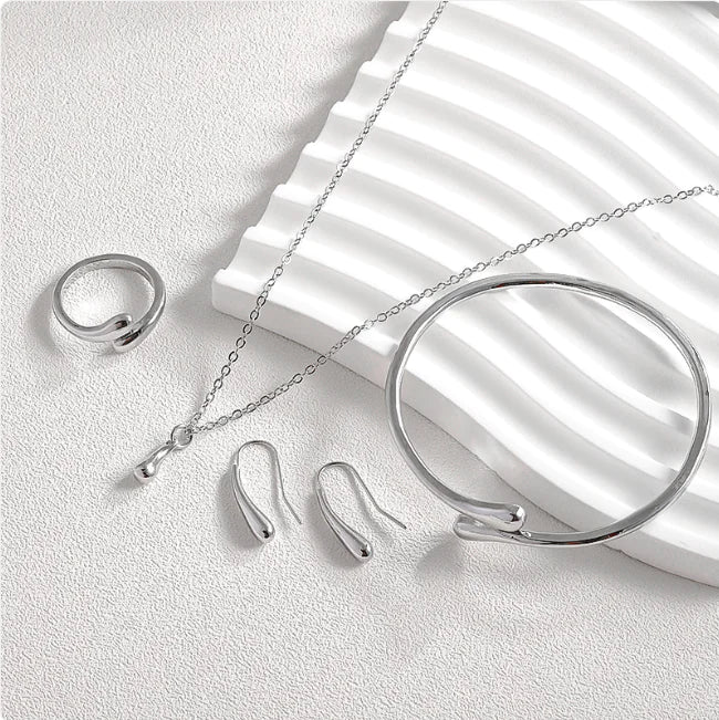Water Drop Jewelry Set