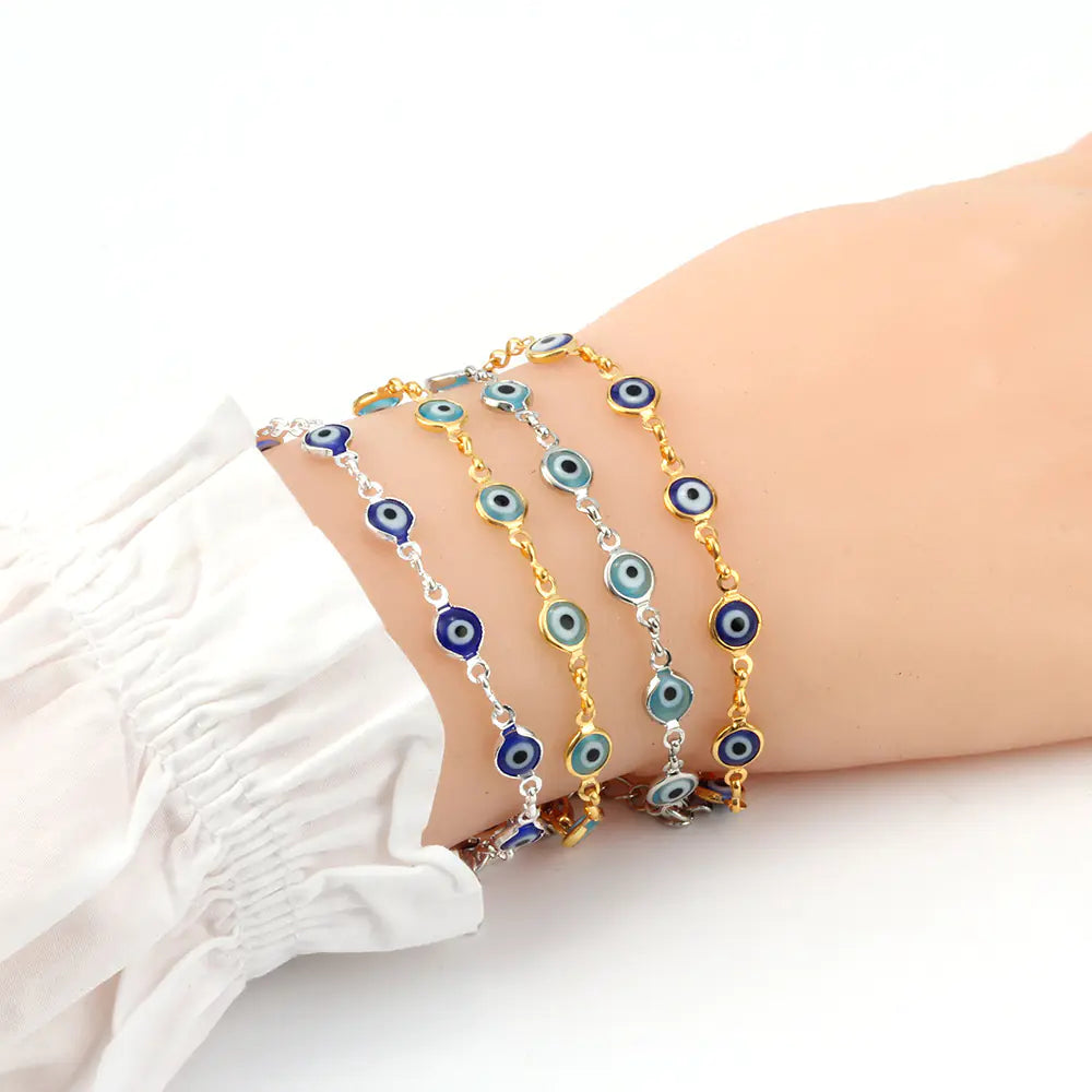 Evil Eye Bracelet for Women - Minimalist Design