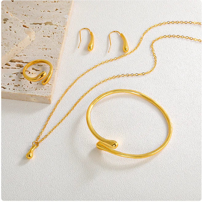 Water Drop Jewelry Set