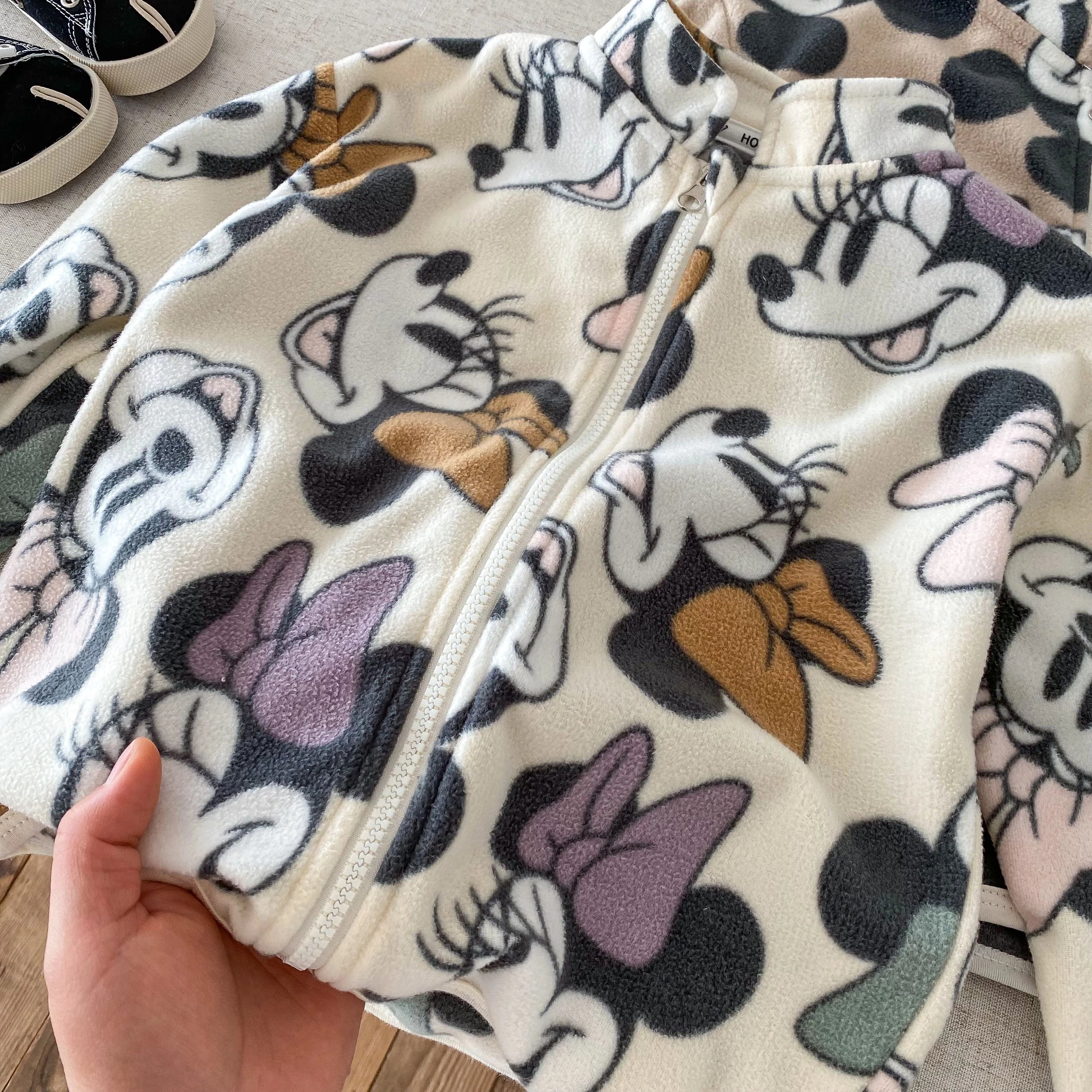 New Children's Mickey Mouse Jacket For Spring And Autumn Baby Boys And Girls Children's Jacket Children's Clothing