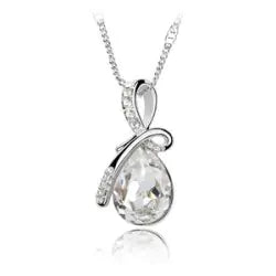 Wholesale Crystal Necklace - Angel Tear Pendant