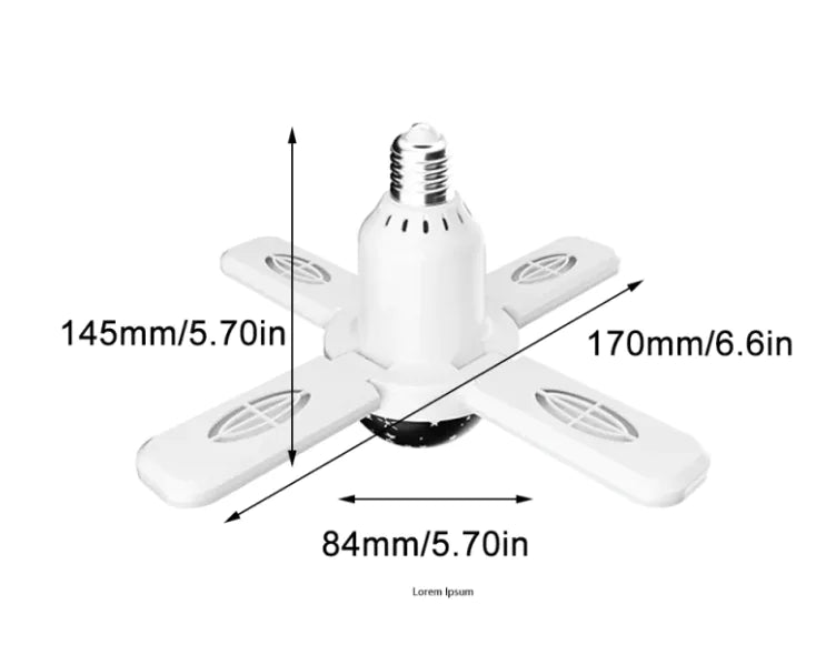 Smart LED Music Fan Projector Lamp