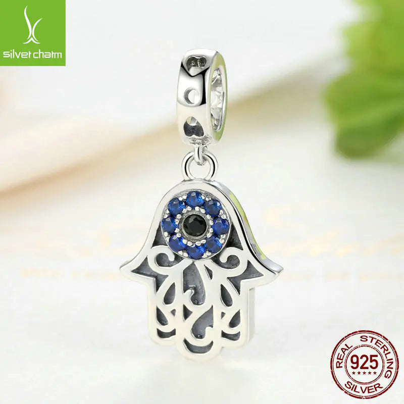 Original Design 925 Silver Bead Blue Evil Eye Bracelet