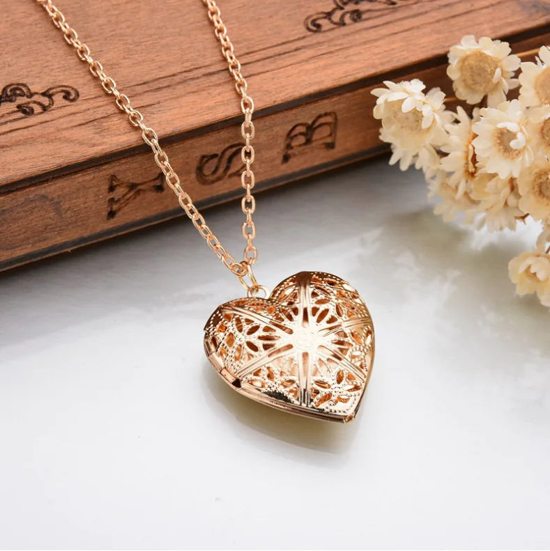 Openwork Heart Necklace - Heart Pendant Jewelry