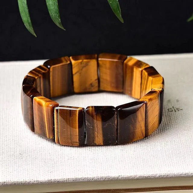Tiger Eye Stone Bracelet - Natural Handcrafted Jewelry