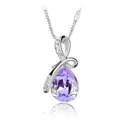 Wholesale Crystal Necklace - Angel Tear Pendant