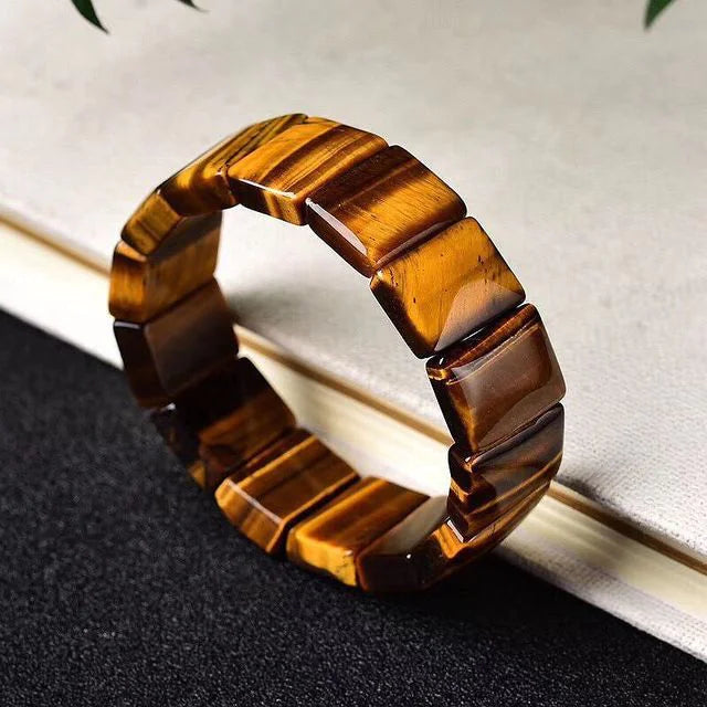Tiger Eye Stone Bracelet - Natural Handcrafted Jewelry