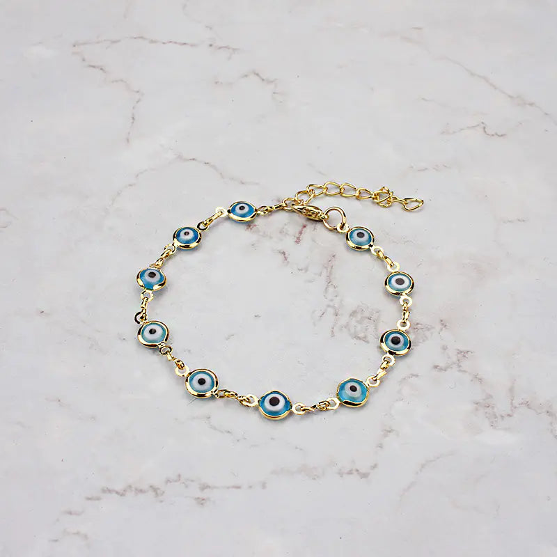 Evil Eye Bracelet for Women - Minimalist Design