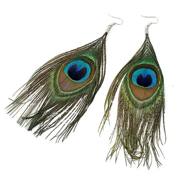 Feather Jewelry Earrings